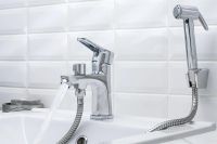 Лот: 24608994. Фото: 2. Смеситель для умывальника РМС... Сантехника, водопровод