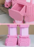 Лот: 25191022. Фото: 3. Конструктор Медведь 3D из мини... Дети растут