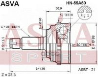 Лот: 24755839. Фото: 2. Шрус Наружный 30X60x26 ASVA арт... Красноярск