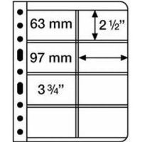 Лот: 3501407. Фото: 2. Листы Vario 4VC (прозрачные) для... Открытки, билеты и др.