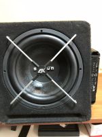 Лот: 23338965. Фото: 2. Сабвуфер ESX Signum SE300 + усилитель... Автозвук