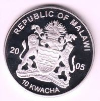 Лот: 11860608. Фото: 2. Малави 10 квача 2005г. Монеты