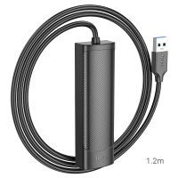 Лот: 24921386. Фото: 3. Разветвитель Hub USB Hoco HB41... Компьютеры, оргтехника, канцтовары