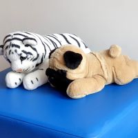 Лот: 17312156. Фото: 2. Две мягкие игрушки Тигр и Собака... Игрушки