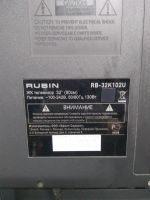 Лот: 15092554. Фото: 2. Телевизор rubin 32k102u. ТВ и видео