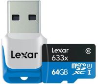 Лот: 8292556. Фото: 2. Lexar 633x 64GB MicroSDXC UHS-I... Носители информации