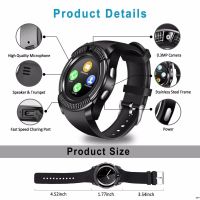 Лот: 14917569. Фото: 18. Умные часы Smart watch V8 красные...