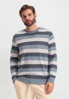 Лот: 23536218. Фото: 8. Джемпер с круглым воротом в полоску