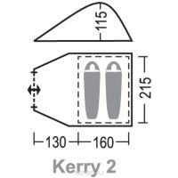 Лот: 5358575. Фото: 2. Палатка "Керри 2" Зеленый. Туризм