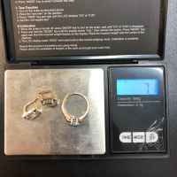 Лот: 18346495. Фото: 2. Золотое кольцо с серьгами 7.1гр... Ювелирные изделия, бижутерия, часы