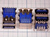 Лот: 12287985. Фото: 2. Разъём USB №101 ver.3.0 female... Радиодетали  (электронные компоненты)