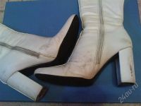 Лот: 732152. Фото: 2. сапоги женские белые размер 36... Женская обувь
