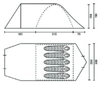 Лот: 4222359. Фото: 2. Палатка кемпинговая Campack-TENT... Туризм