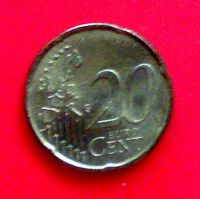 Лот: 745920. Фото: 2. Греция 20 евроцентов Иоанн Каподистрия. Монеты