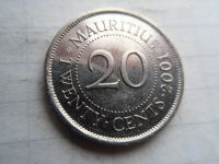 Лот: 18444747. Фото: 2. Маврикий 20 центов 2001. Монеты