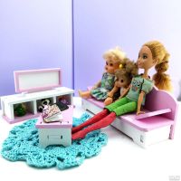 Лот: 13672685. Фото: 2. Мебель для кукол из дерева для... Игрушки