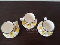 Лот: 25850670. Фото: 3. Чайные пары 3 шт и заварник. Домашний быт