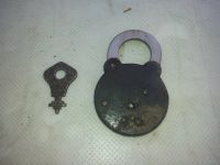 Лот: 11721209. Фото: 2. Замочек навесной (старинный). Антиквариат