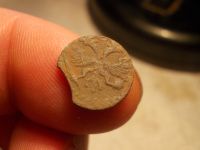 Лот: 15874954. Фото: 5. Интересная Полушка 1720? года...
