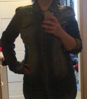 Лот: 11196280. Фото: 3. Рубашка джинсовая. Одежда, обувь, галантерея