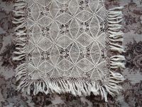 Лот: 18897756. Фото: 2. Кружево,накидка вязанная. Вязание, шитье