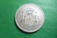 Лот: 17818742. Фото: 2. Испания 5 песет 1878 г. Альфонсо... Монеты