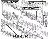 Лот: 25870462. Фото: 2. Пыльник рулевой рейки FEBEST SZRKBGVT. Автозапчасти
