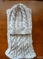 Лот: 8034586. Фото: 3. Комплект мужской (шапочка+шарф... Ручная работа