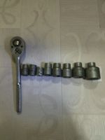 Лот: 20844673. Фото: 2. Трещётка+головки. Инструмент и расходные