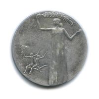 Лот: 11576729. Фото: 2. СССР 1980 Медаль Игры XXII Олимпиады... Значки, медали, жетоны