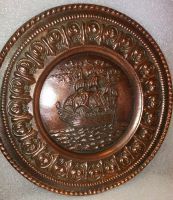 Лот: 25408786. Фото: 2. Борельеф фрегат. Медь. 20 век. Антиквариат