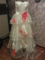 Лот: 2830165. Фото: 3. свадебное платье новое с рубля... Одежда, обувь, галантерея