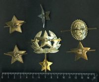 Лот: 5697661. Фото: 2. 1(№2967А) звёздочки и кокарды... Военная атрибутика