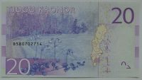 Лот: 9597802. Фото: 2. Швеция 20 крон 2015 (писательница... Банкноты
