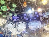 Лот: 7048291. Фото: 5. Светильник подвесной, хрусталь