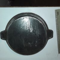 Лот: 25735541. Фото: 5. Сковорода клеймо тяжёлая толстая...