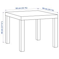 Лот: 12985145. Фото: 5. Придиванный столик, черно-коричневый