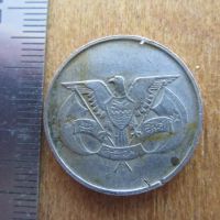 Лот: 24671424. Фото: 5. Монета 50 филс Йемен 1974 ; Герб...