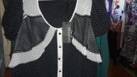 Лот: 4195791. Фото: 2. платье tops&tops новое шифон чёрно-белое... Женская одежда
