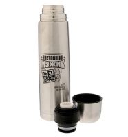 Лот: 10366371. Фото: 2. Термос "Настоящий мужик", 1 л... Посуда, кухонная утварь