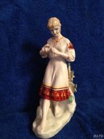 Лот: 8937637. Фото: 5. Винтажная статуэтка СССР, "Гадание...