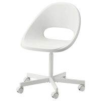 Лот: 17470489. Фото: 2. Рабочий стул, белый. Офисная мебель и домашние кабинеты
