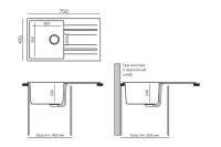 Лот: 23667705. Фото: 4. Мойка врезная TOLERO Loft TL-750. Красноярск