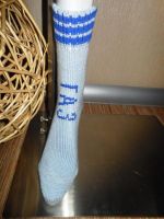 Лот: 8801788. Фото: 3. носки женские (голубые с синими... Одежда, обувь, галантерея