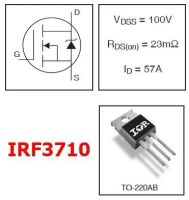 Лот: 10665185. Фото: 2. транзистор IRF3710. Радиодетали  (электронные компоненты)