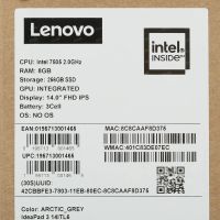 Лот: 19284564. Фото: 3. 14" Ноутбук Lenovo Ideapad 3 14ITL6... Компьютеры, оргтехника, канцтовары