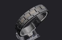 Лот: 11276131. Фото: 5. Браслет из нержавейки плоский...