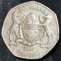 Лот: 15051699. Фото: 2. Экзотика с рубля (20949) Ботсвана. Монеты