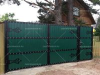Лот: 13408390. Фото: 5. Ворота распашные уличные "Камелот...