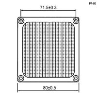 Лот: 19525941. Фото: 2. Решетка вентилятора 80*80мм, нейлон... Радиодетали  (электронные компоненты)